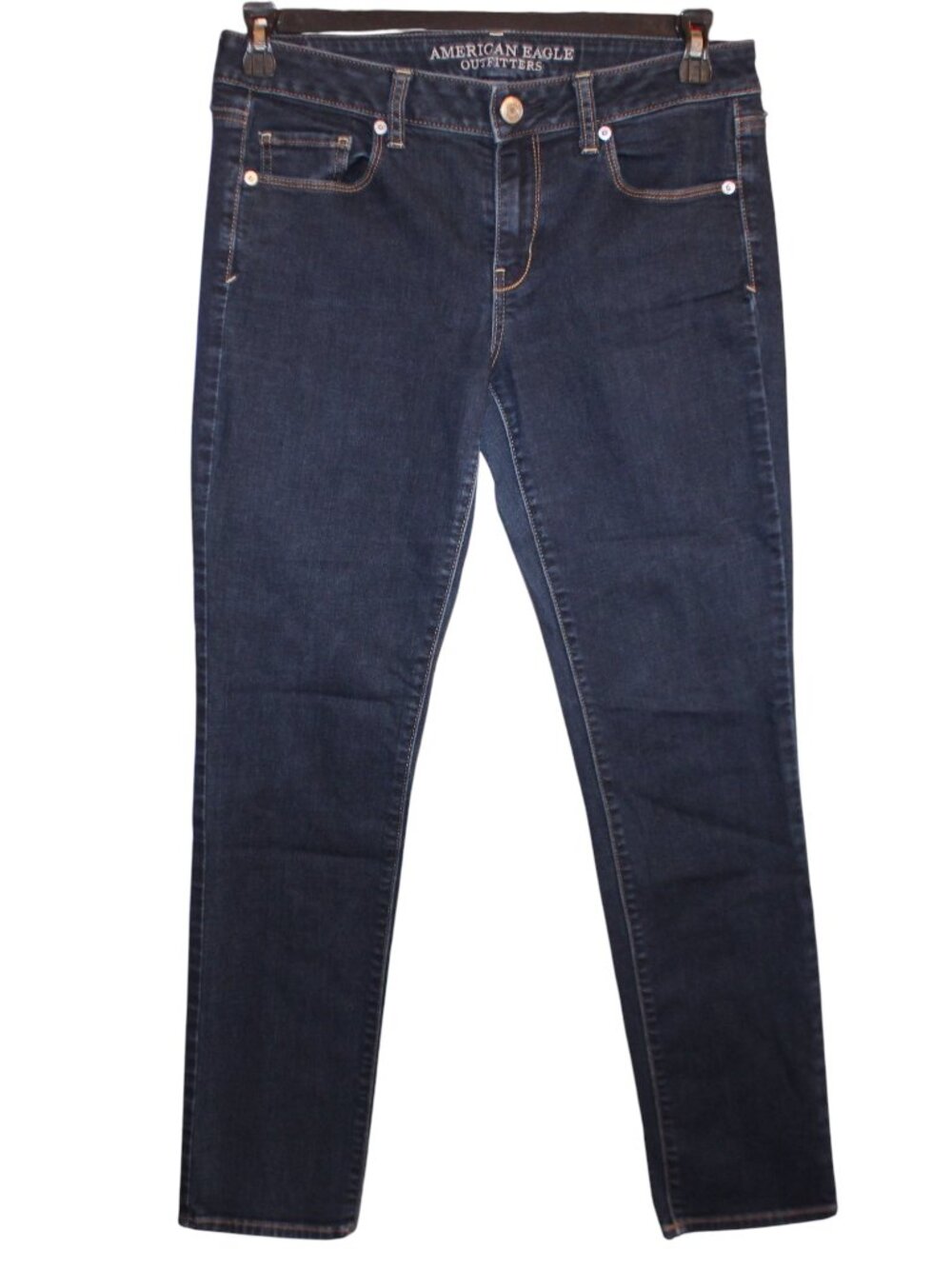 AMERICAN EAGLE Jeans 10 REG Dark Wash Skinny Denim Jegging Jean Pants Classic